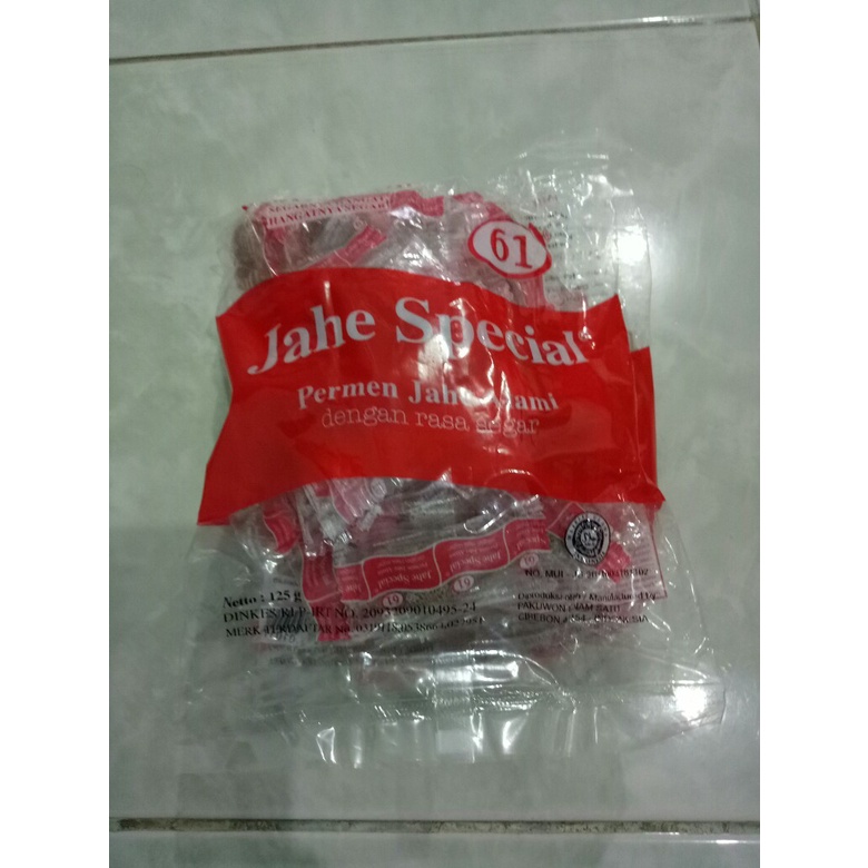 

Permen jahe spesial 61 125gr