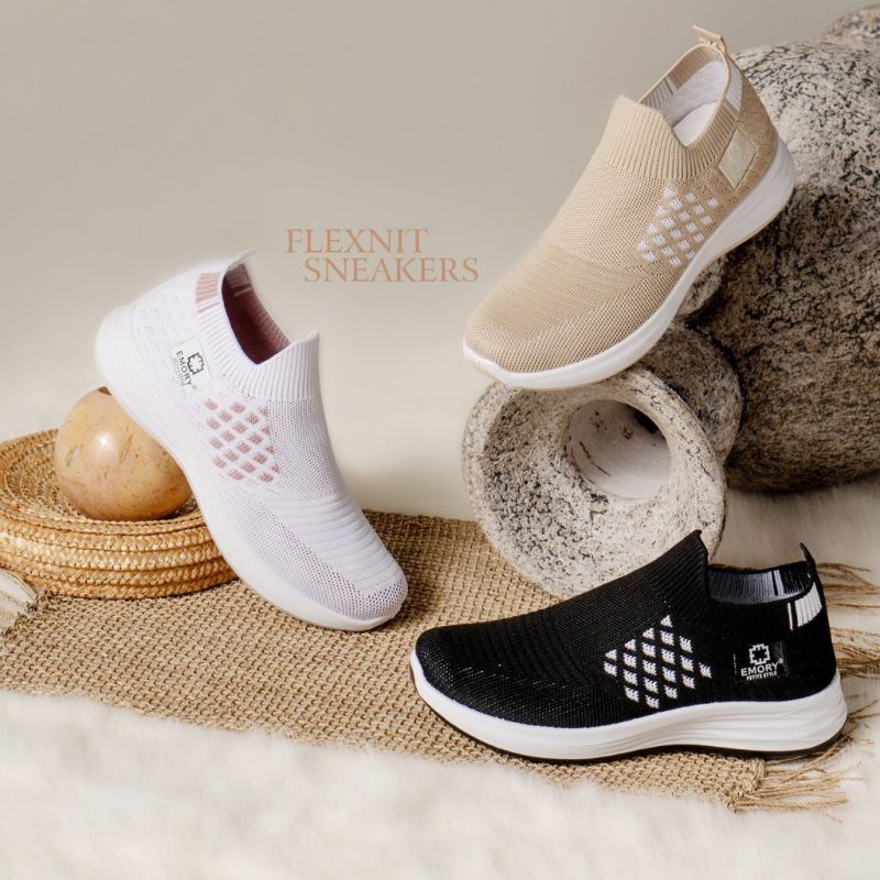 Emory Flexknit Sneakers | Sepatu Wanita Terbaru 2022 | Sneakers Termurah Terlaris | Ori