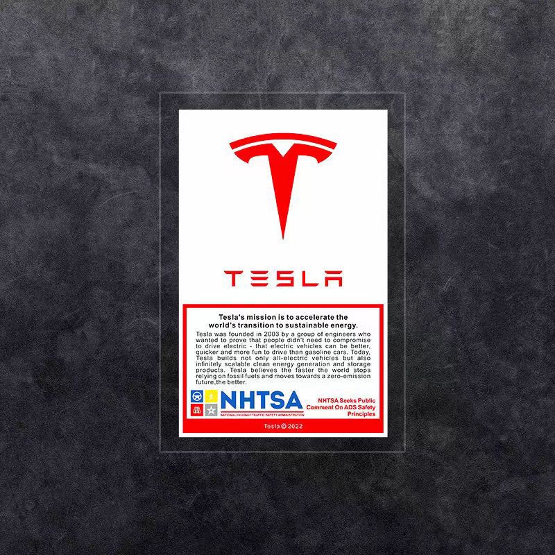 Stiker Kaca Depan Elektrostatis Untuk TESLA