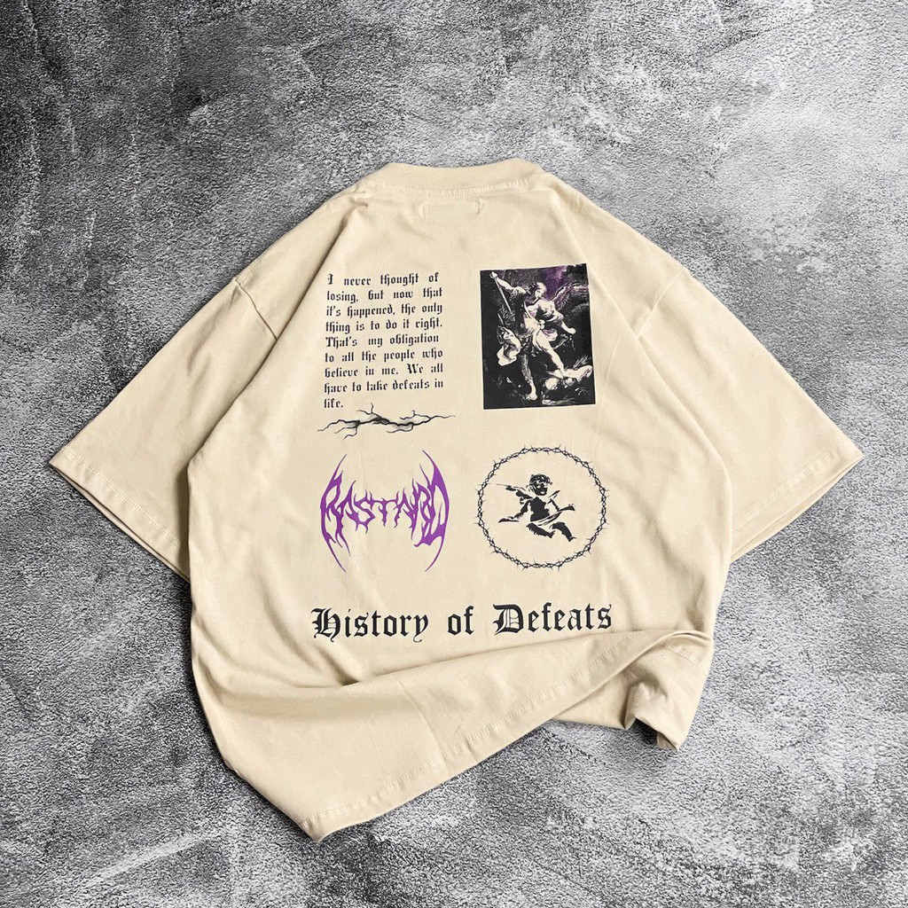 “ HISTORY “ OVERSIZE T-SHIRT / BAJU KAOS OVERSIZE PRIA DISTRO