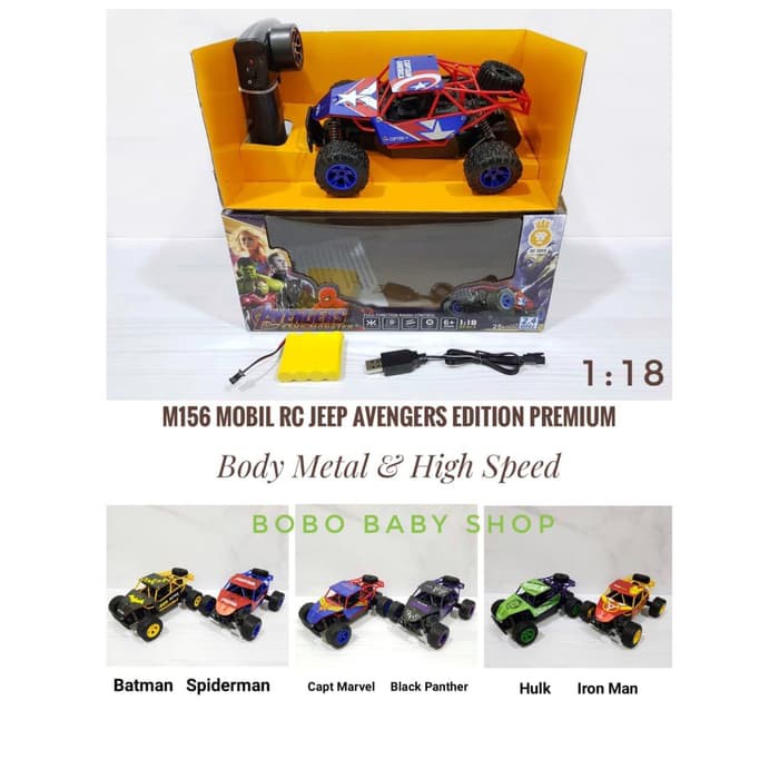 M156 RC Mobil AVENGERS Sand Monster Car Remote Control 4WD 1:18 2,4GHZ