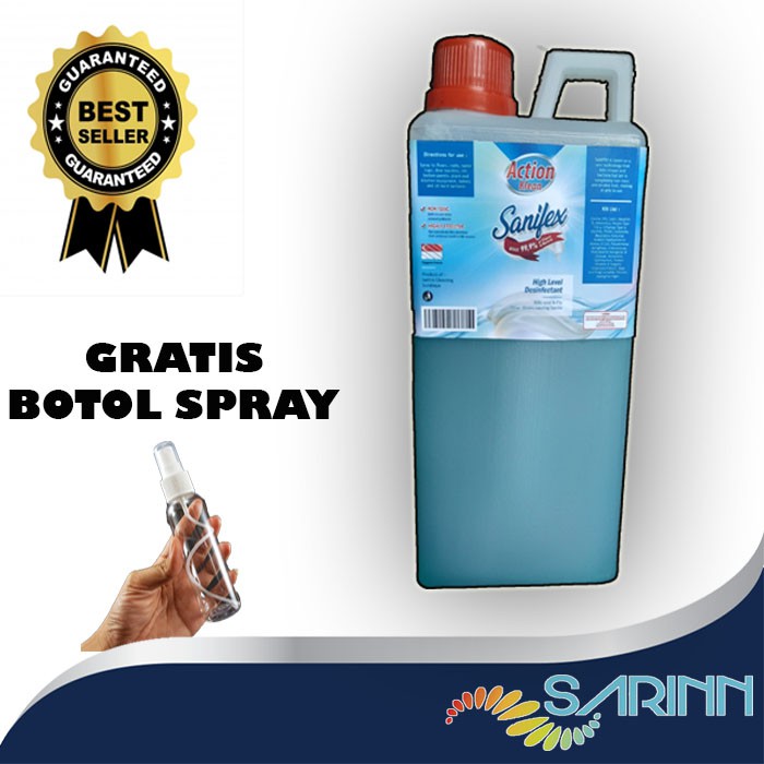 SFX 3 SANIFEX DISINFEKTAN SEMPROT DISINFECTANT SPRAY DESINFEKTAN PEMBASMI VIRUS DAN BAKTERI