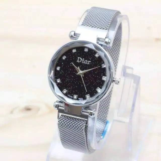 Flash Sale Murah Jam Tangan Wanita Diyor Magnet Mata Glitter D727