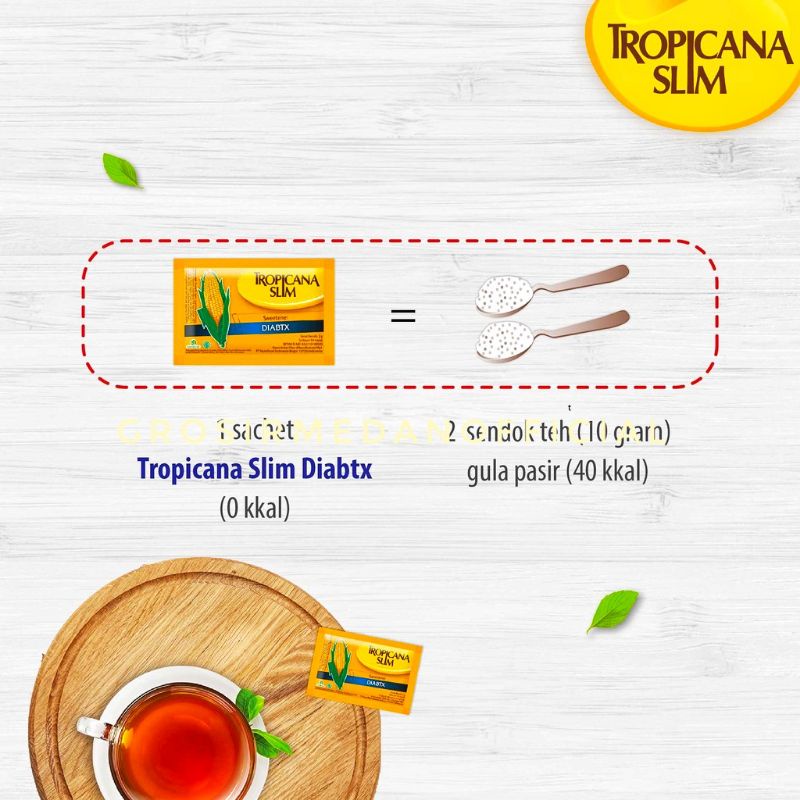 TROPICANA SLIM CLASSIC DAN DIABTX - GULA DIABETES NOL KALORI