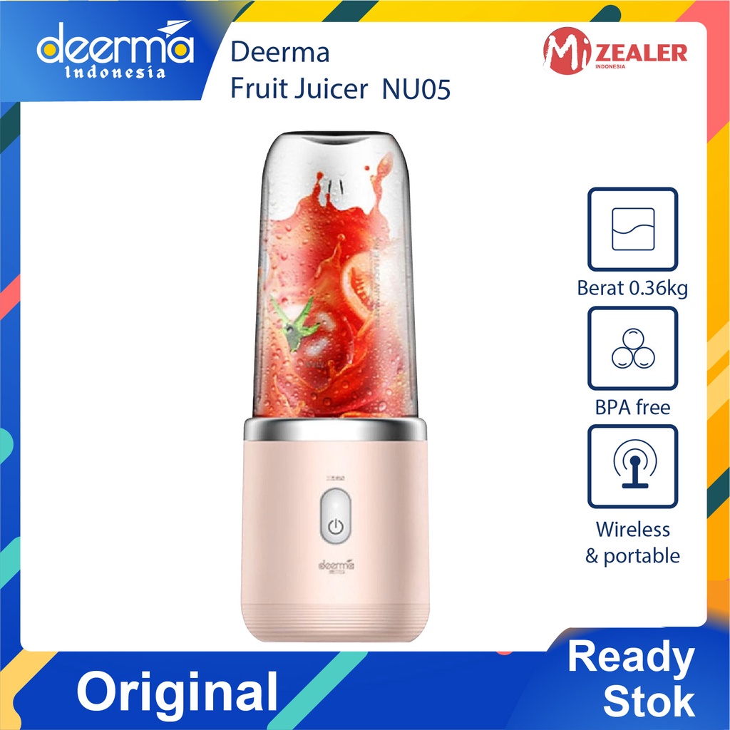 Deerma NU05 Vitamer Juice Blender Portable 400ML Hand Electric Wireless Lemon Orange Fruit Squeezer