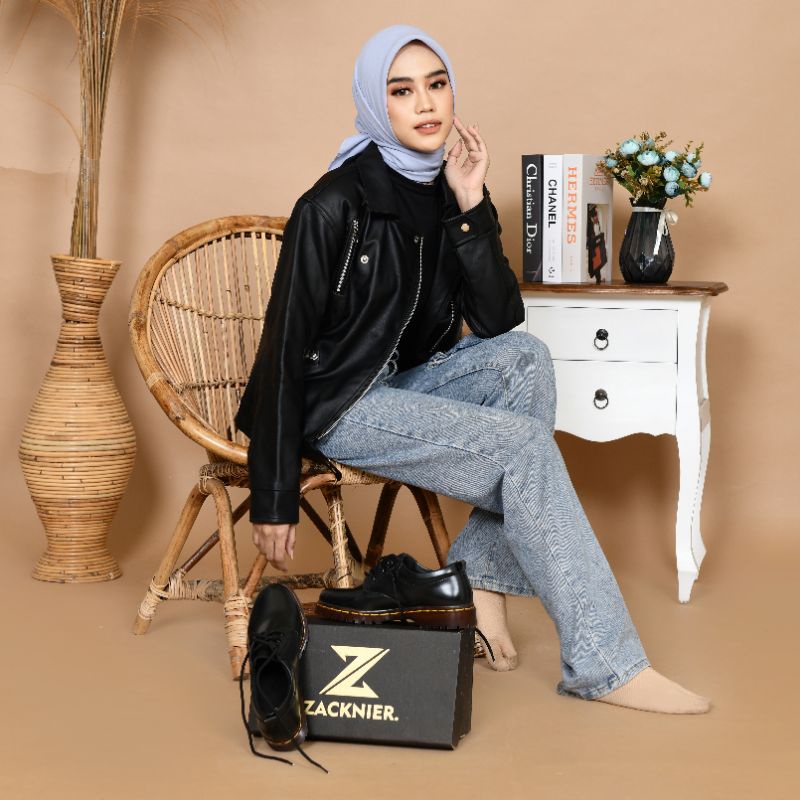 sepatu wanita model dockmart loafers wanita