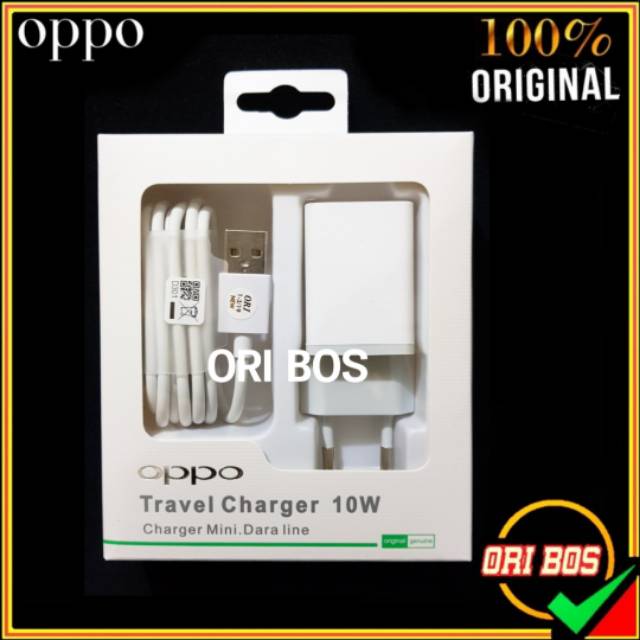Charger Oppo F1s ORIGINAL 100% Micro USB 5V - 2A