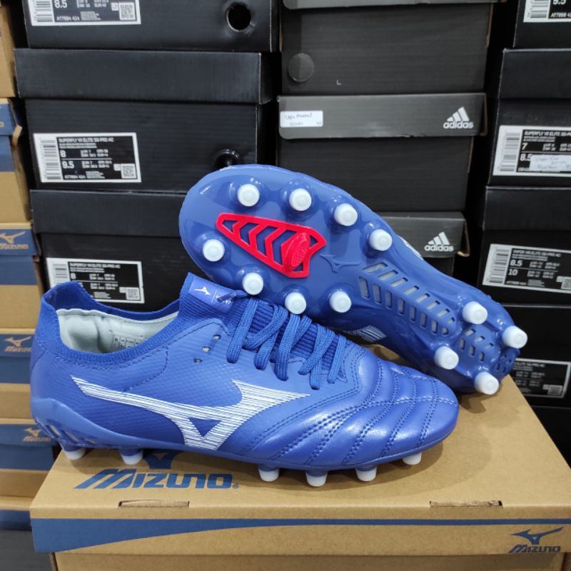 Sepatu Bola Mizuno Morelia Neo 3 Beta Leather Blue