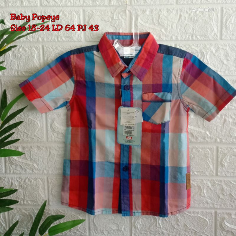 kemeja baby Popeye