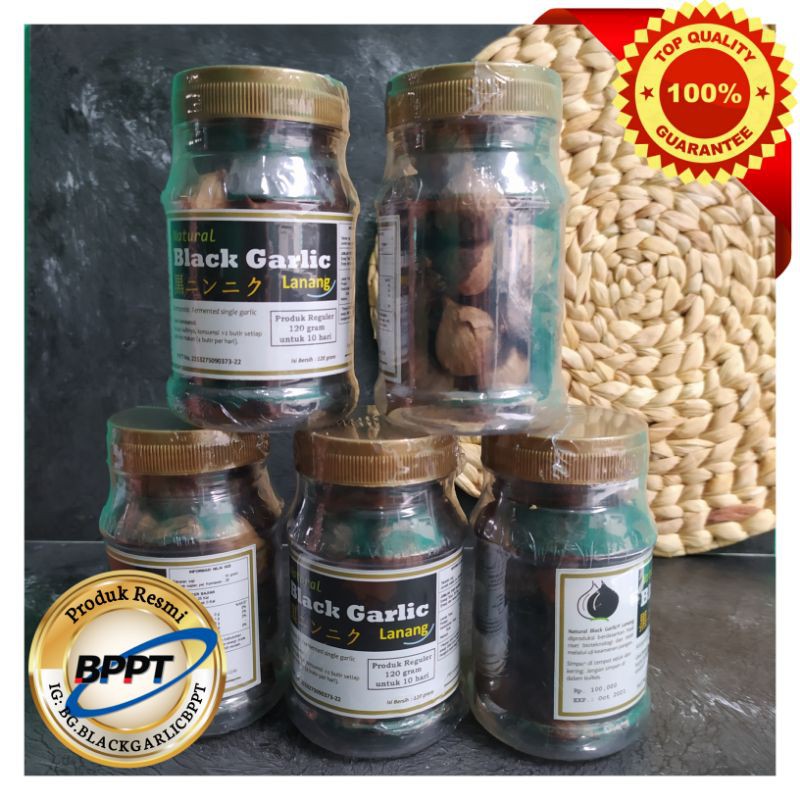 

Bawang Hitam Tunggal, Black Garlic Lanang Murah Asli BPPT Reguler