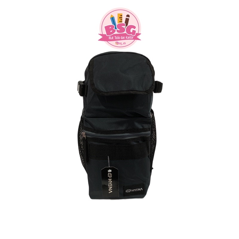 Tas selempang pria merk HYENA warna hijau tosca