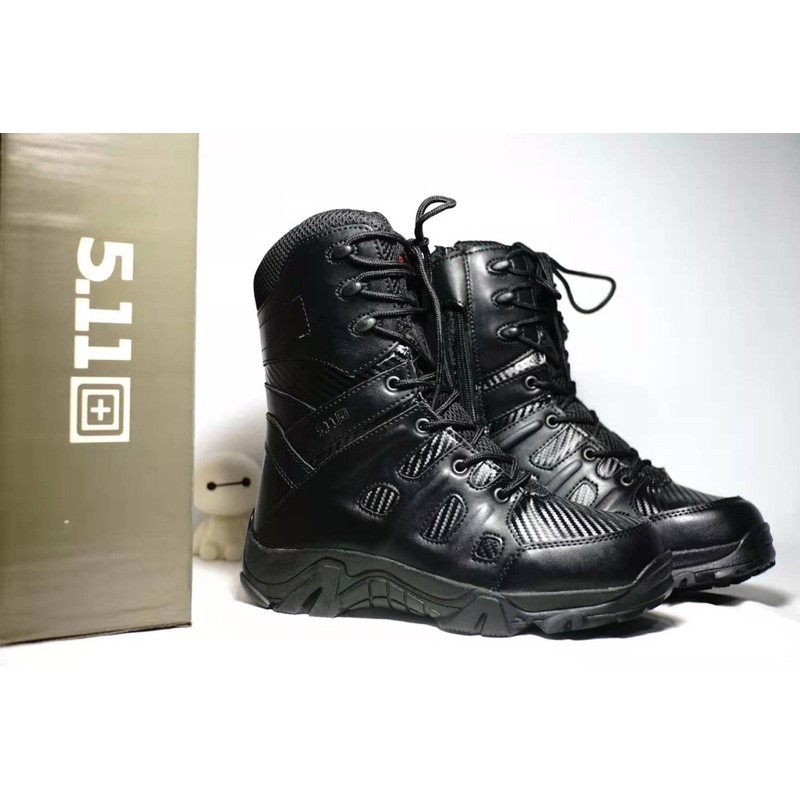 SEPATU PDL KULIT 511 IMPORT WARNA HITAM ORIGINAL BOOTS TACTICAL