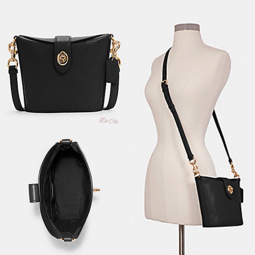 Tas Co C2814 Addie Crossbody black sz 17/20x16x8cm