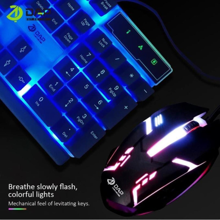 Keyboard + Mouse Gaming DAP DM7200