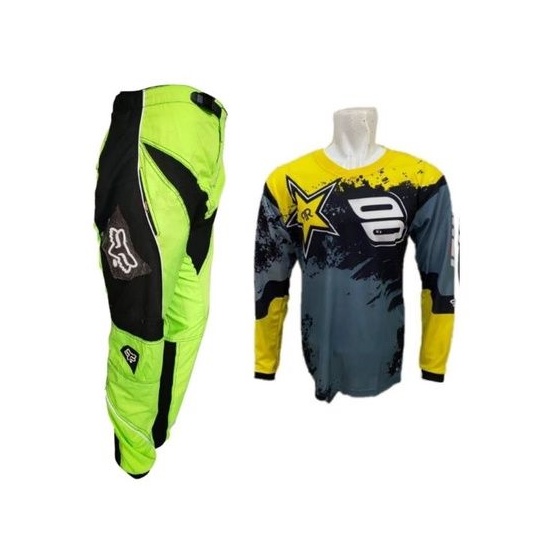 

Jersey Set Bajuset Trail Hijau Stabilo