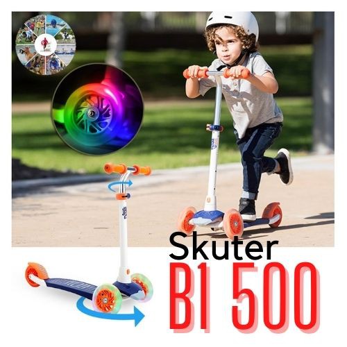 OXELO Skuter Otopet Anak  Usia 2-5 tahun Roda 3 - B1 500 Manual Kid's Scooter Non Elektrik