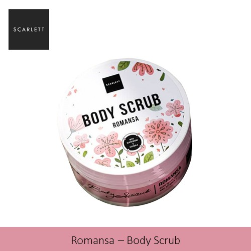 Scarlett Brightening Body Scrub Romansa