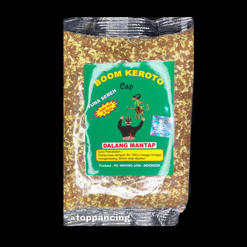

BOOM KEROTO TUNA SEREH Dalang Mantap 170g