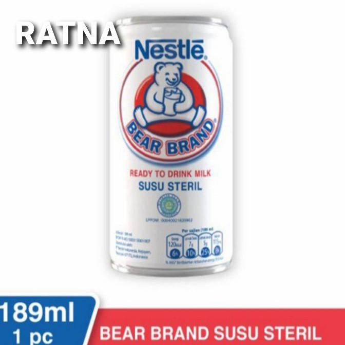 

[COD] BEAR BRAND SUSU STERIL 189ml (Isi 15 Kaleng) NESTLE [COD]
