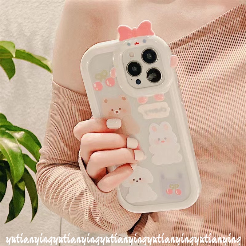 Soft Case Desain Monster Beruang Untuk VIVO Y15s Y12i Y35 Y16 Y22 Y21 Y12 Y15 Y75 Y33S Y15A Y15A T1 Y20 Y51 Y55 Y02s Y20s Y23 Y30 Y23 Y91C Y91 Y17 Y20