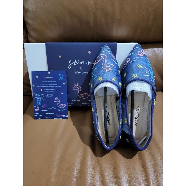 Ittaherl Kaerysleika Swan Espadrilles Leika Lundy 39 Os