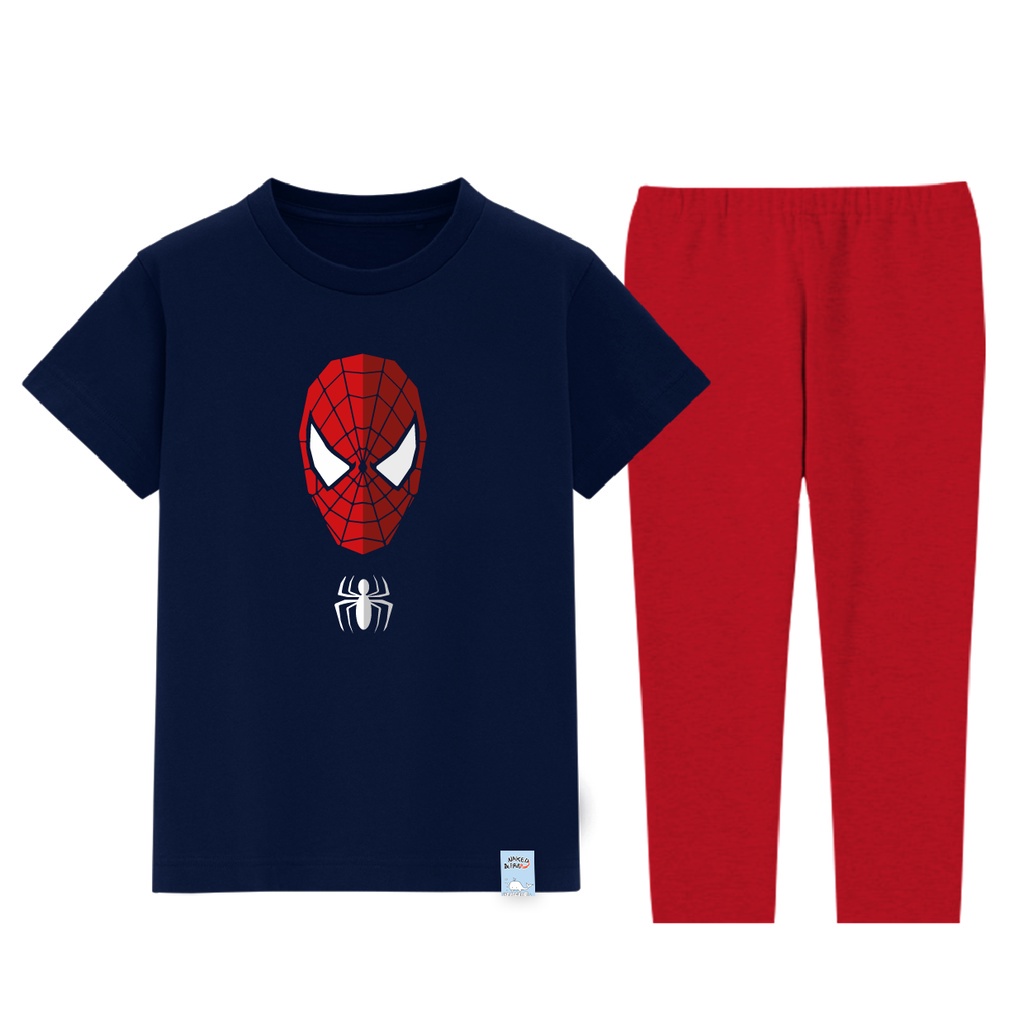 Piyama Anak Tema SuperMarvel Untuk Usia 2-8 Tahun Bahan Cotton Combed 30s