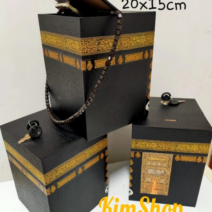CELENGAN- CELENGAN KABAH BESAR DENGAN KUNCI / CELENGAN MINIATUR KABAH -CELENGAN.
