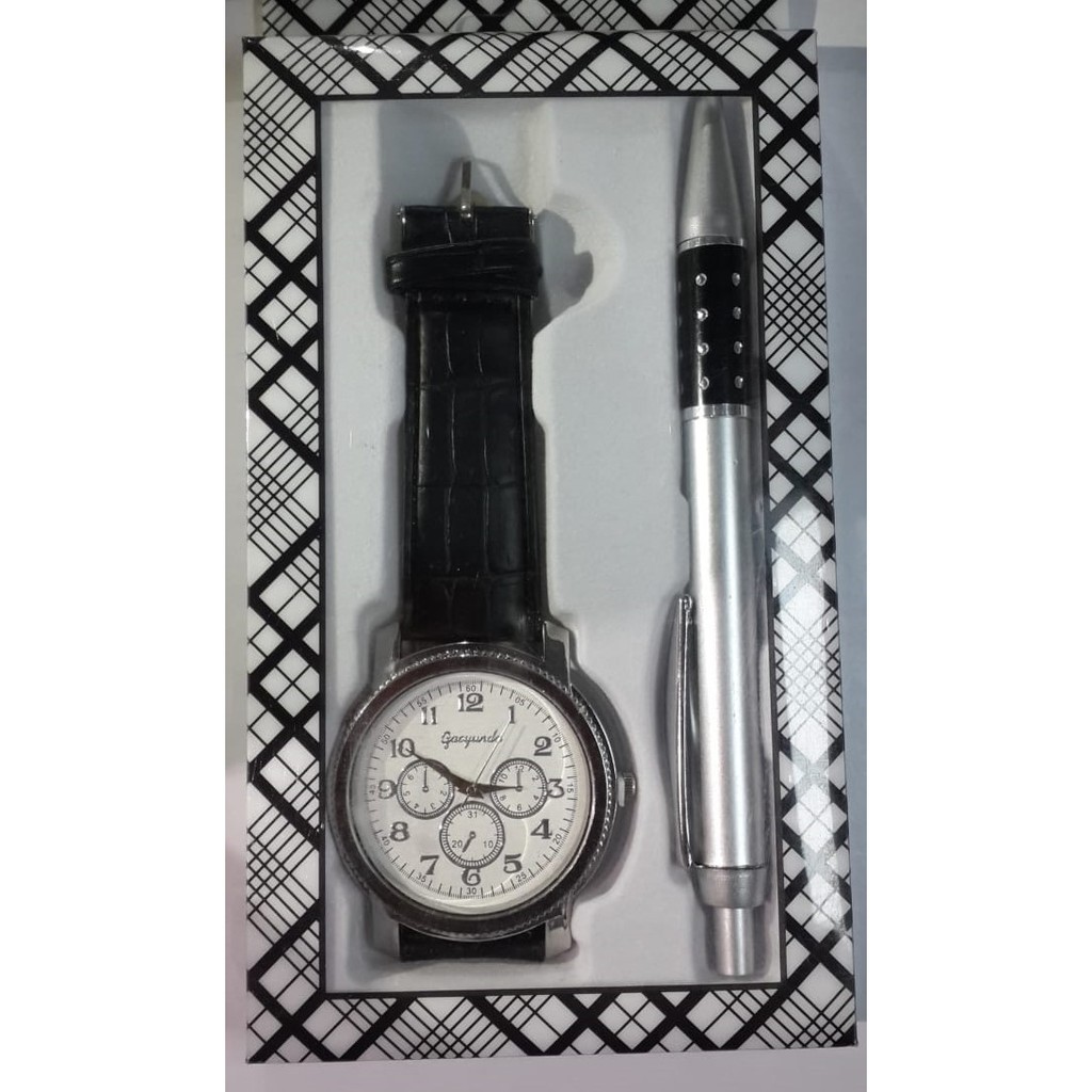 Jam Tangan Pria Free Pulpen Dan Fress Box Jam Kulit Couple Terbaru Jam Tangan Import Nyaman Dipakai