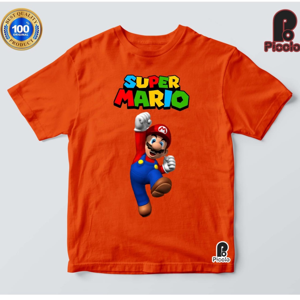 BAJU ANAK KOAS ANAK SUPER MARIO ATASAN ANAK