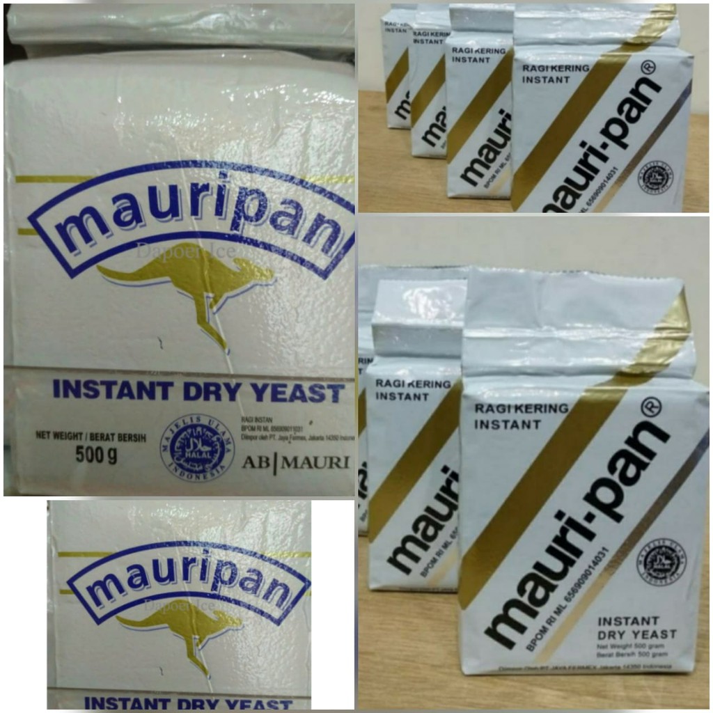 

500gr Mauripan ragi roti - yeast - pengembang