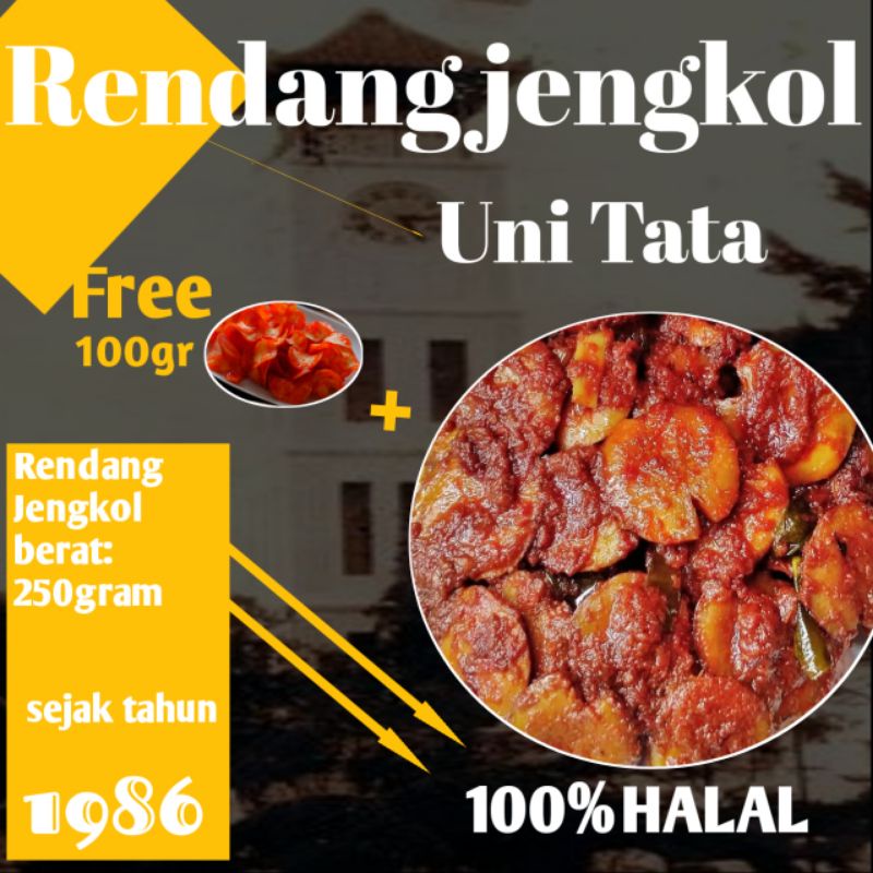 

RENDANG JENGKOL 250 gr UNI TATA ASLI PADANG