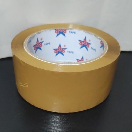 

LAKBAN COKLAT KUNING 2 INCH 45 MM X 100 200 90 50 YARD SELOTIP SELASIBAN BESAR PANJANG