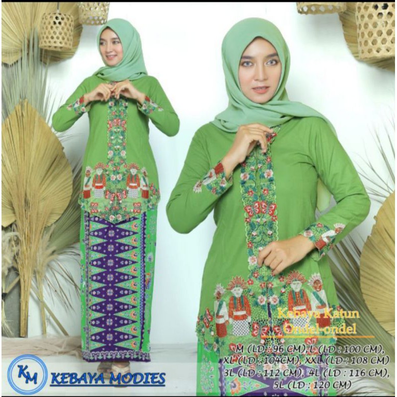 stelan kebaya encim dewasa