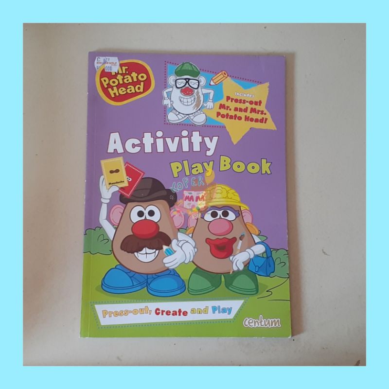 Activity Play Book : Press Out Mr & Mrs Potato Head - BBW Book/Buku BBW - Import Book/Buku Import