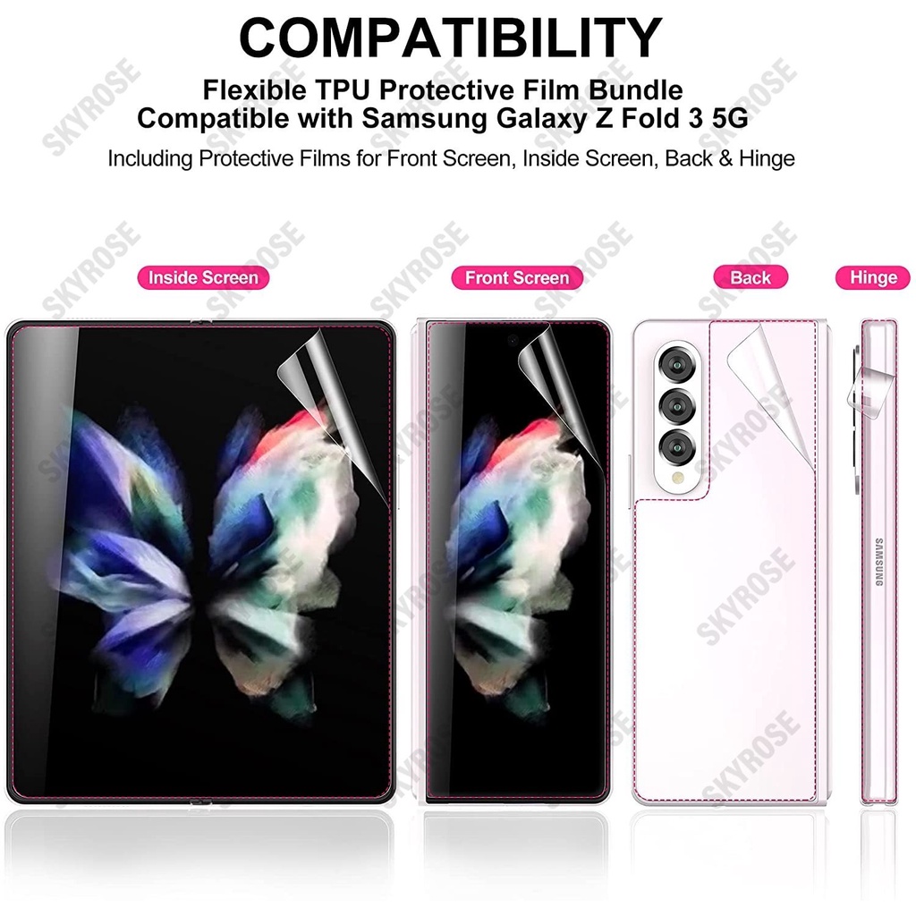 Hydrogel Samsung Galaxy Z Fold 3 5G 2021 Screen Protector Antigores Z Fold 3