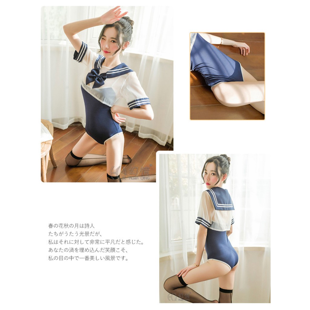 LI-109 swimsuit sailor lingerie baju tidur wanita seifuku seksi sexy cosplay