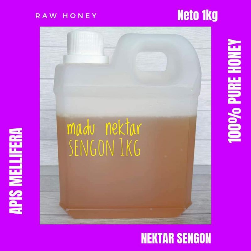 

Madu Murni Raw Honey 100% 1 kg Asli Tangan Pertama Madu Mentah
