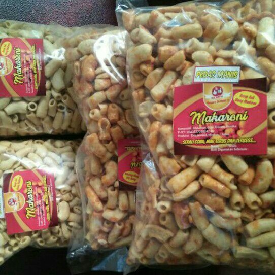 

Makaroni DUA JEMPOL aneka rasa 500gr asli Madiun enak