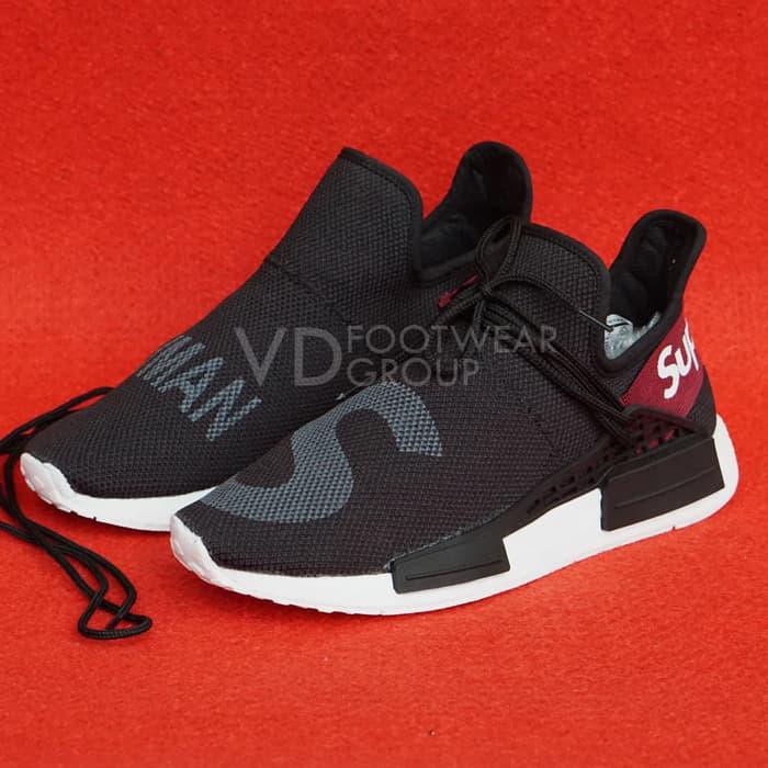 SUPREME x ADIDAS HUMAN RACE NMD SEPATU SLIP ON SNEAKERS SPORT PRIA PREMIUM
