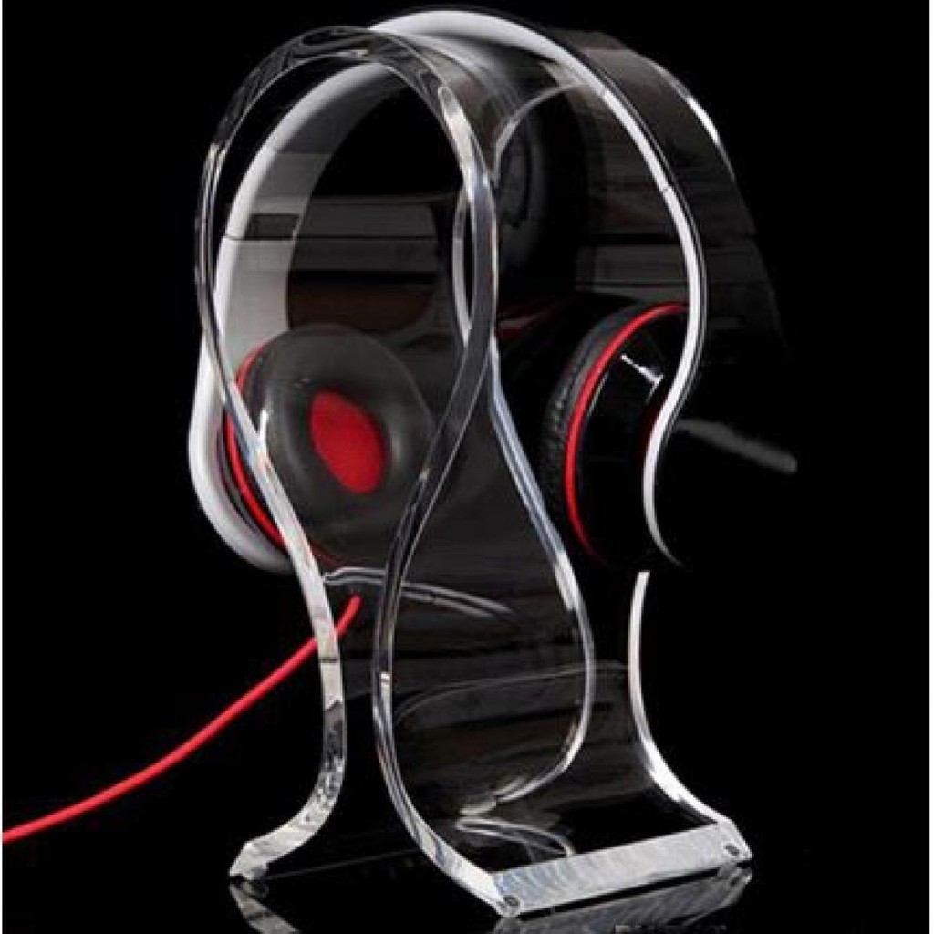 Stand Holder Headphone Headset Acrylic Murah Stan Display Hedphone Gaming Dudukan Henset Headphon