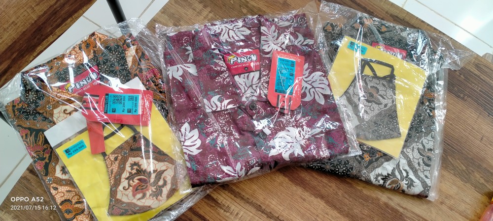 Pingu 93100315 Mi - Kemeja Batik Anak Laki-laki Lengan Pendek