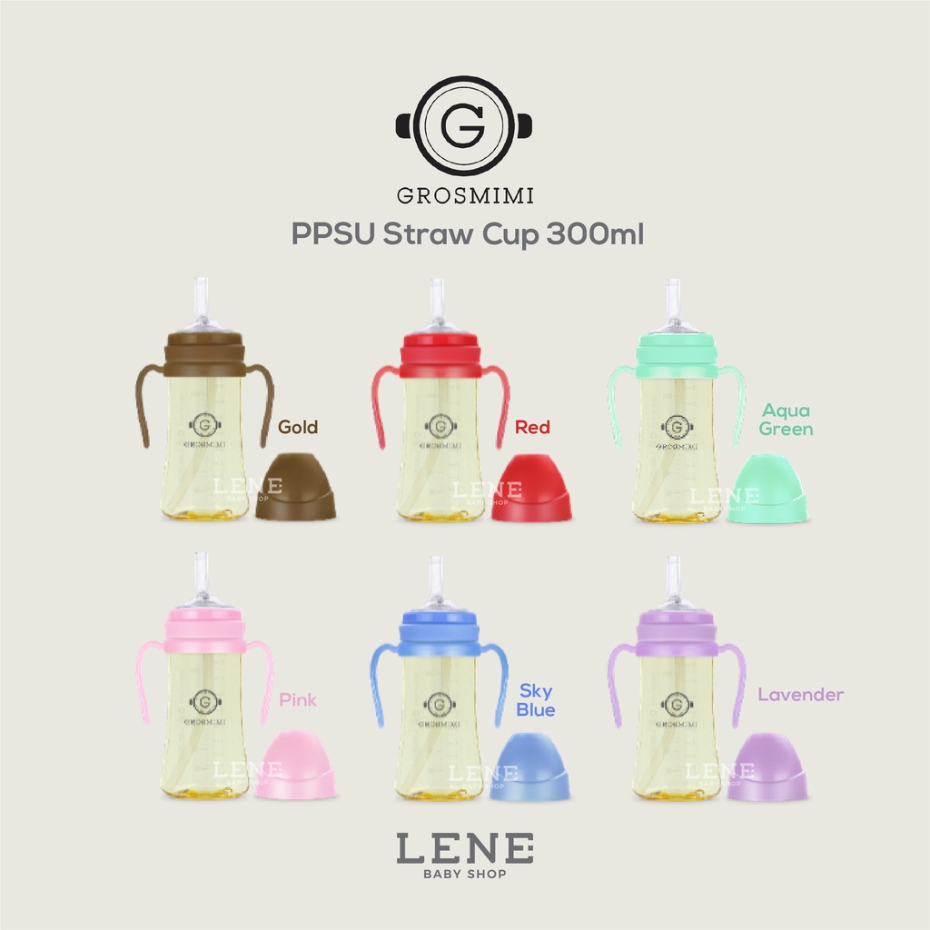 Grosmimi PPSU Straw Cup 200ml &amp; 300ml