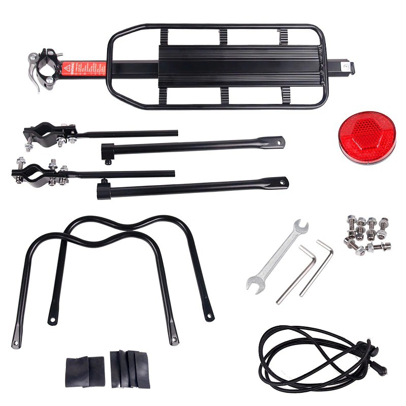 Boncengan Belakang Sepeda Luggage Carrier Rear Rack Quick Release - DEEMOUNT - Black