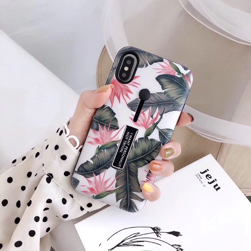 Leaves Grip Case Iphone 6 6s 6s+ 6+ 7 7+ 8 8+ X Xs Xr XsMAX 11 11pro 11promax 11 pro max