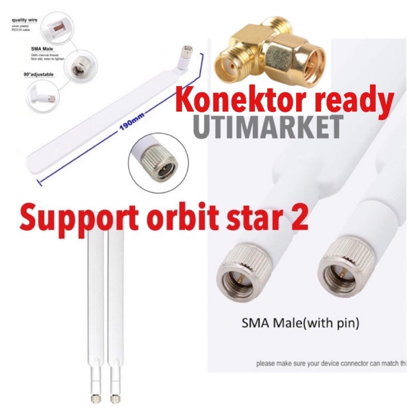 ANTENA MODEM UNTUK HOME ROUTER HUAWEI-ANTENA ROUTER HUAWEI