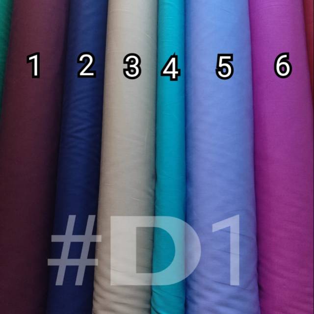 Terbaru bahan kain katun jepang polos / bahan cotton jepang / bahan gamis