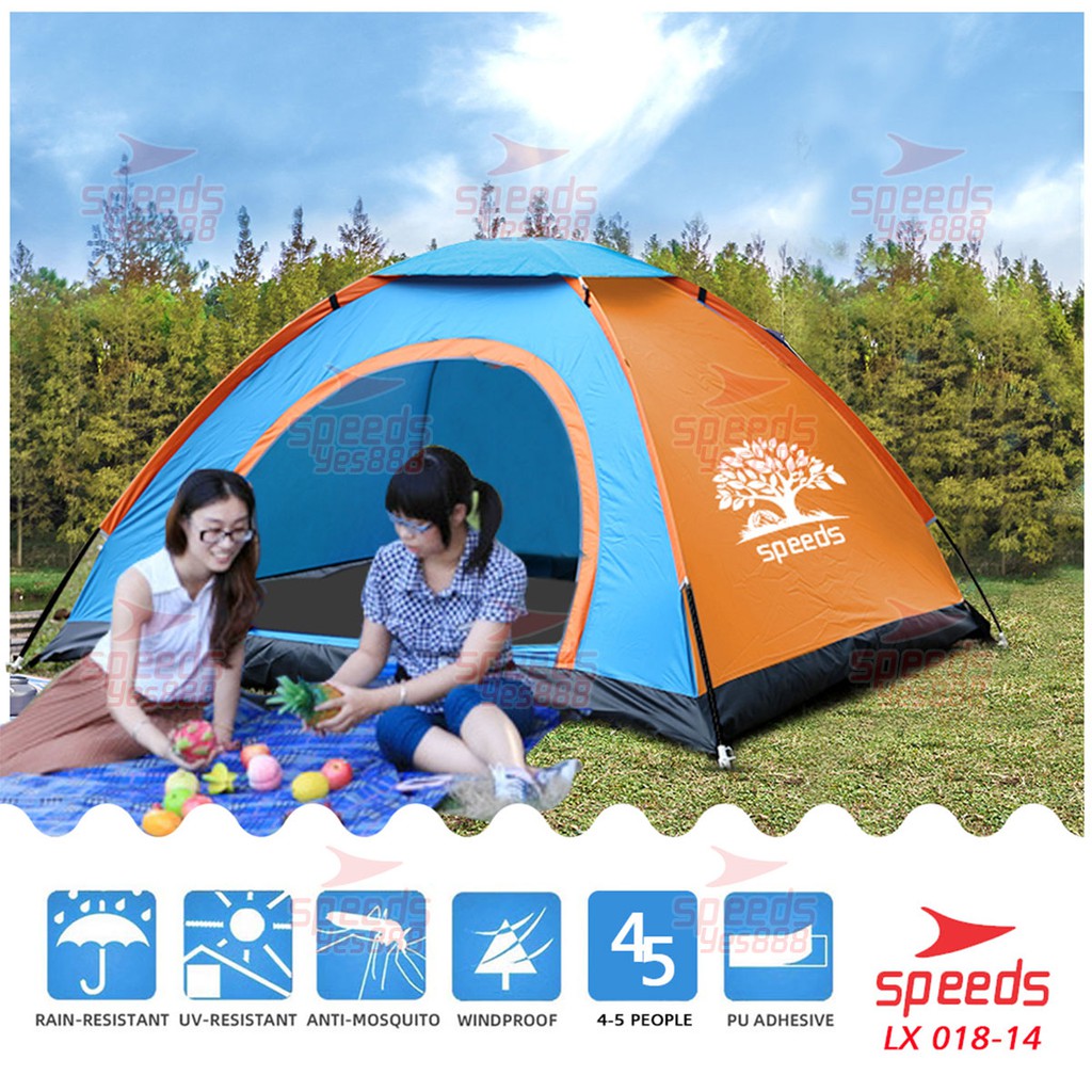 SPEEDS Tenda Camping  tenda gunung Tenda Anti Air 018-14