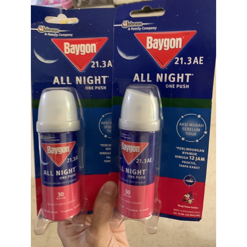 Baygon all night One Push flower garden