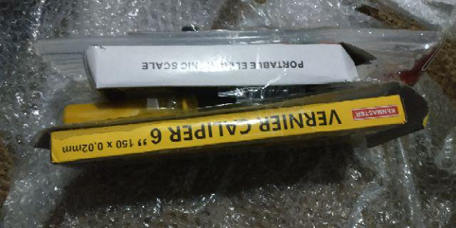 Kenmaster Sigmat Besi Vernier Caliper Jangka Sorong Skekmat 150 Mm