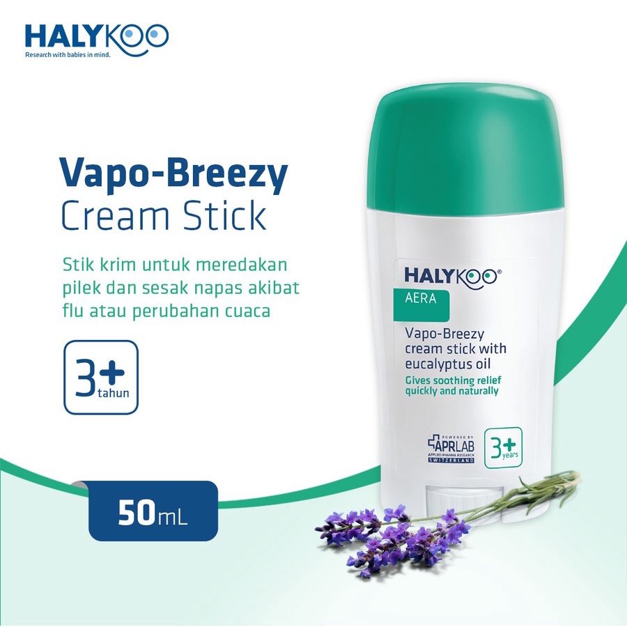 HALYKOO Vapo Breezy Stick with Eucalyptus Oil 3+ years 50ml